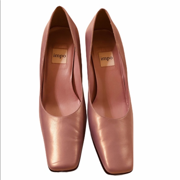Shoes - Impo size 11B purple heel leather shoe